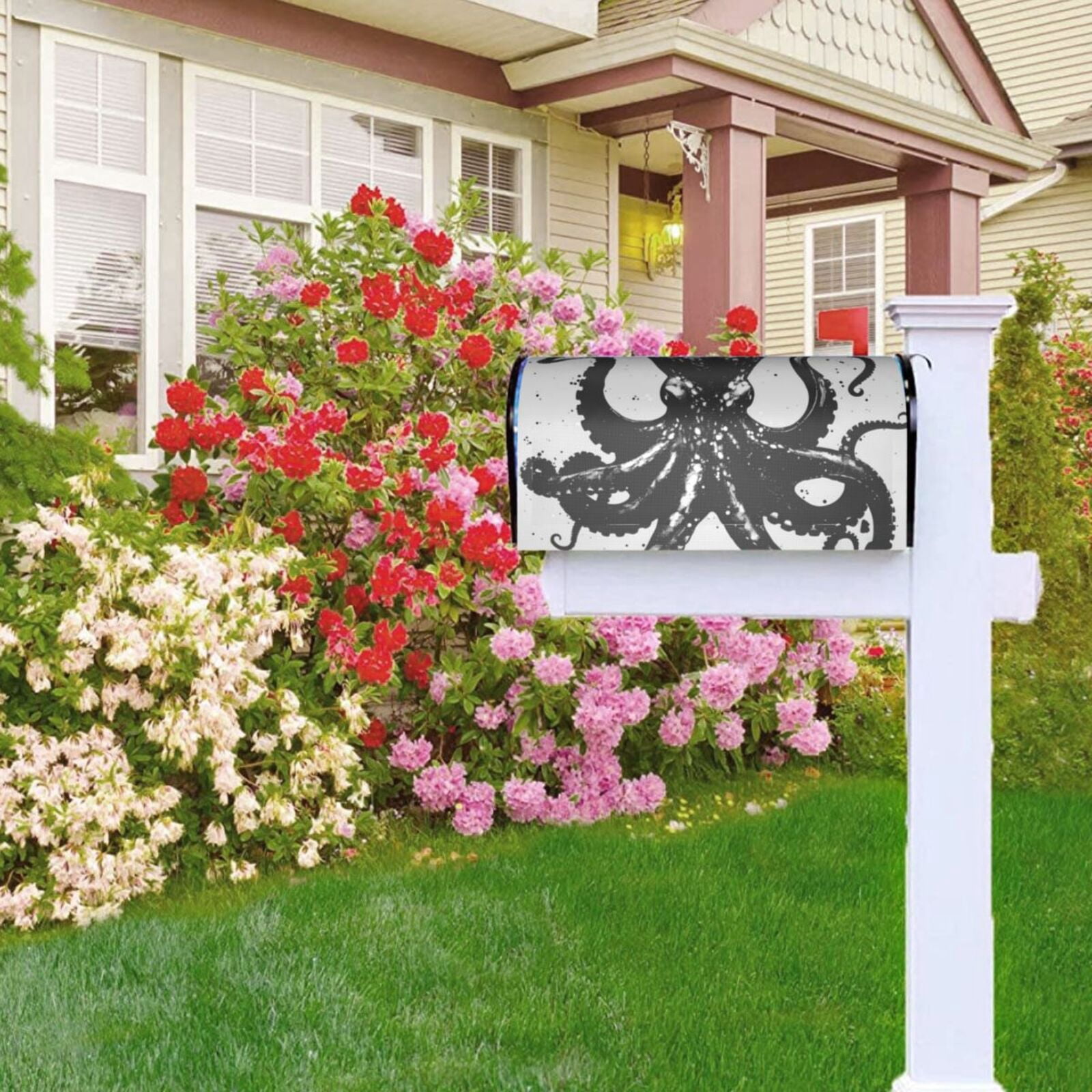 Kdxio Magnetic Mailbox Cover 21x18 in Mailbox Cover Outdoor Decoration Holiday Mailbox Covers for Home Garden Yard-21x18 in