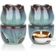 thumbnail image 1 of Wax Melt Burners Essential Oil Burner Set Of 2, Aromatherapy Aroma Burner Ceramic Oil Candle Diffuser Tealight Tart Wax Burner Home Bedroom Decor, 1 of 5