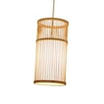 thumbnail image 4 of Lámpara colgante de bambú tejida, lámpara colgante estilo bohemio, lámpara de araña estilo japonés Yuyangstore Pantalla de lámpara, 4 of 8