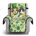 thumbnail image 6 of TSOVTHRID Shamrock Dog Cat Recliner Sofa Cover Washable Recliner Slipcover Green Hat Print Non-Slip 1 Seat Couch Furniture Protector Covers with Pockets for St. Patrick's Day Decoration, 6 of 7