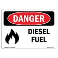 thumbnail image 1 of SignMission OS-DS-A-1218-L-1121 Signal de Danger OSHA 12 x 18 Po - Carburant Diesel, 1 of 1