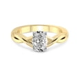 thumbnail image 3 of 1 Carat IGI Certified Oval Shape Lab Grown Diamond Engagement Ring | 14K Yellow Gold | Intertwine Bliss Solitaire Lab Diamond Ring | FG-VS1-VS2 Quality Friendly Diamonds, 3 of 5