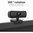 thumbnail image 4 of USB computer camera, HD driver-free network camera, 1080P video live conference camera, monitor, 4 of 5