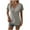 Khaki ., variant on Summer Savings Clearance 2025! BOVXNPU Plus Size Womens Summer Tops,Short Sleeve Tops for Women,Women Fashion Summer Casual V-Neck Short Sleeves Solid Button Tshirt Blouse