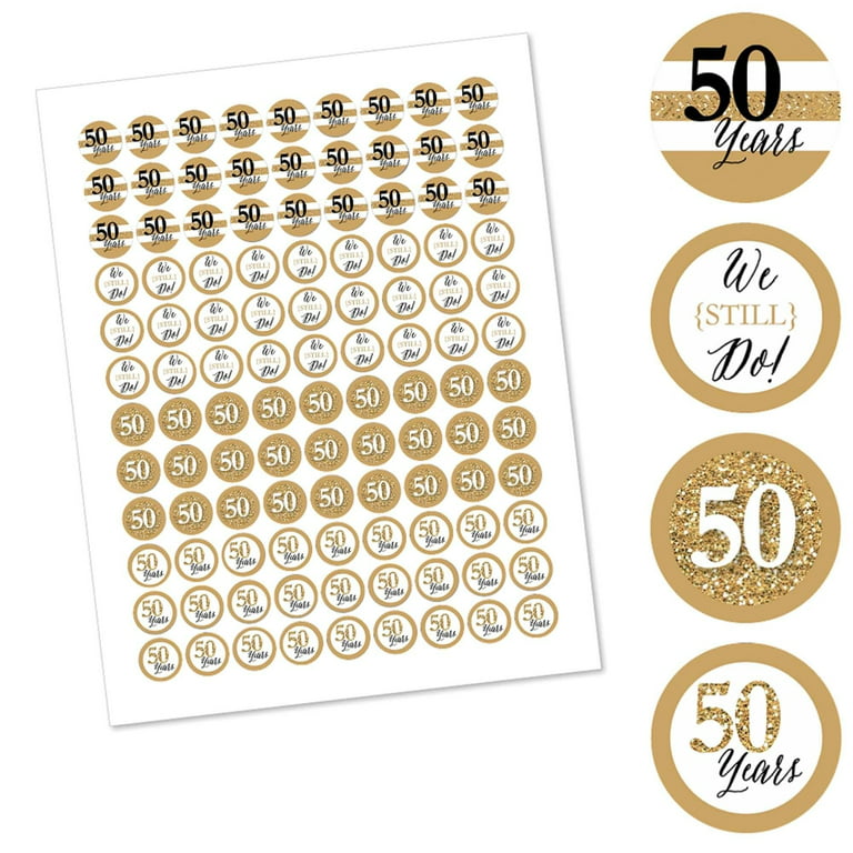 Hershey's Kisses Stickers - Wedding: 108-Piece Sheet