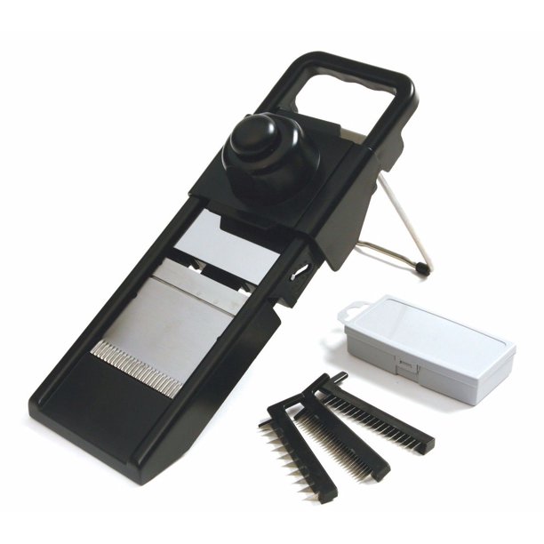 Norpro Deluxe Mandoline Fruit Vegetable Cheese Slicer Grater Julienne 12"x5" New