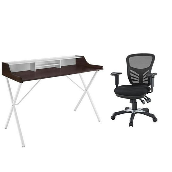 2 Piece Office Set with Desk and Chair