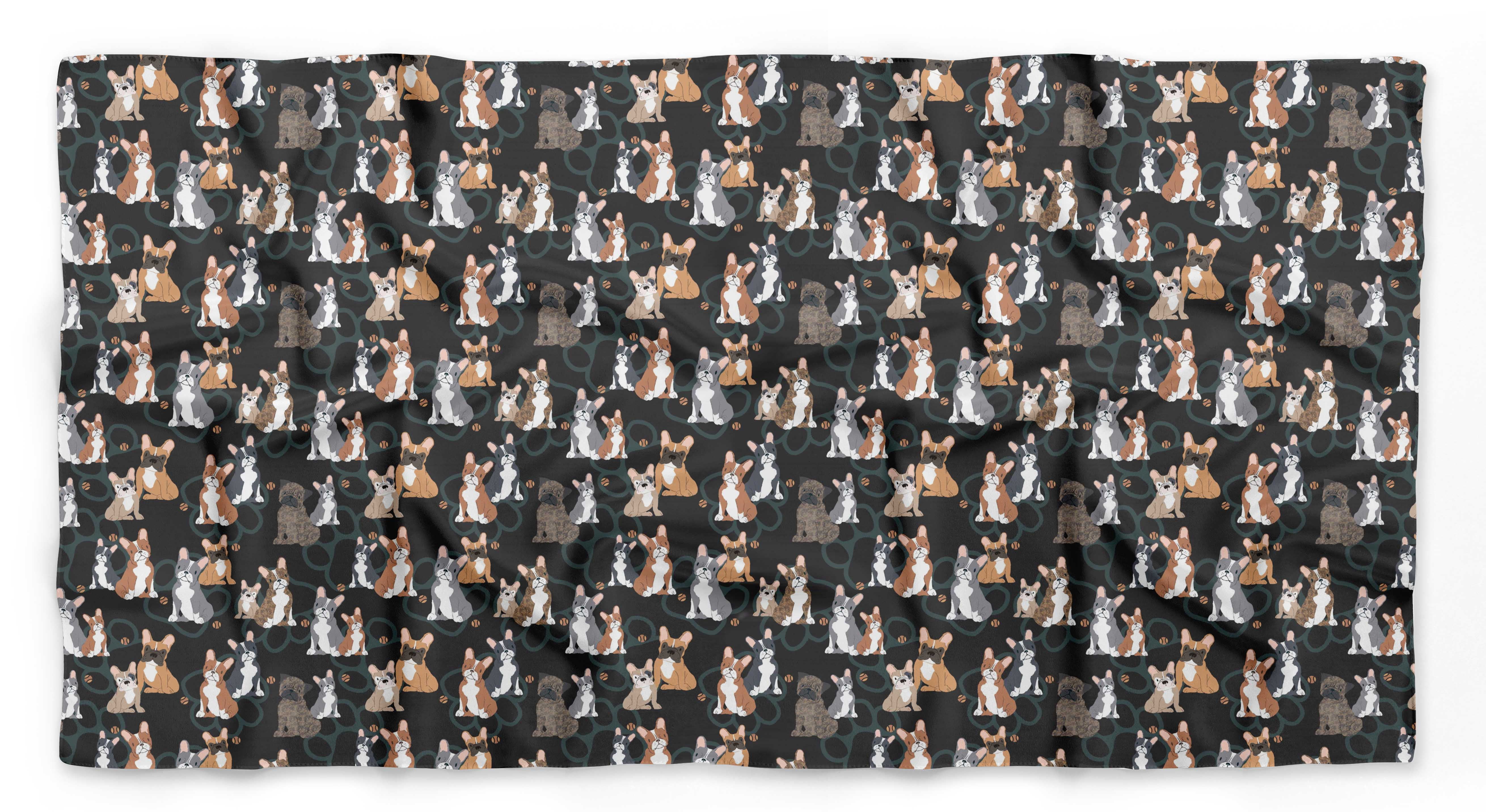 Bimba Gray Dogs & Paw Dog Pure Silk Printed Head Bandanas Summer Neck Wrap Scarf 40 x 40 Inches