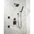 thumbnail image 2 of Delta 55140 Zura 1.75 GPM Multi Function Hand Shower Package - Black, 2 of 7