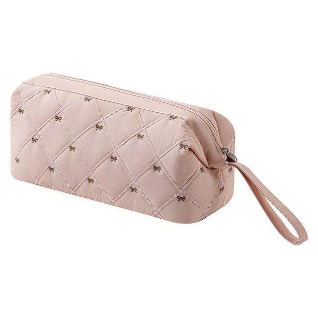 Almacenamiento Portátil Bolso Mariposa Bordado Neceser () Rojo Rosa