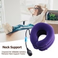 thumbnail image 2 of Ygjytge Almohada Inflable Para Masaje De Tracción Cervical Con Soporte Para Camilla De Cuello (Púrpura) Ygjytge Para estrenar, 2 of 8