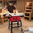 thumbnail image 4 of Luku 10inch Table Saw, Portable Benchtop Table Saw, Stand & Push Stick, 5000RPM, Adjustable Blade Height, with Port for Connecting Dust Collector, 90°Cross Cut & 0-45°Bevel Cut, 4 of 7