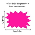 thumbnail image 2 of SEIWEI 50PCS Retail Sale Price Fluorescent Signs Price Display Tags Store Sale Price Labels (Green), 2 of 8