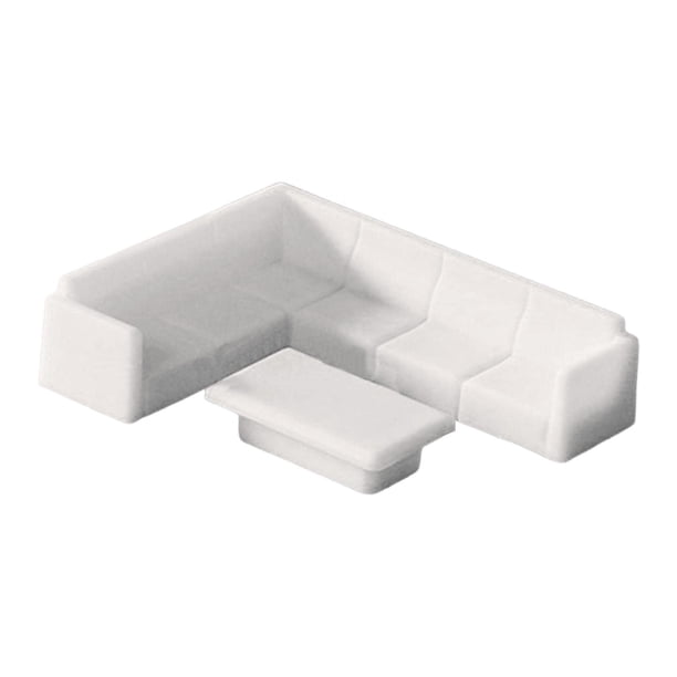 Juego de sofá en miniatura a escala 1/50, muebles en miniatura, decoración creativa para casa de muñecas. Estilo A