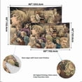 thumbnail image 3 of Vinland Saga pattern wall hanging 50*60 inches high-quality peach skin velvet material classic and charming, 3 of 5
