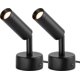 thumbnail image 1 of URTOM Paquete de 2 focos de interior LED para plantas, 120 V, focos de suelo, luz de acento, iluminación interior, luz blanca cálida, iluminación de acento, luz LED ascendente, cable de enchufe de 5.9, 1 of 1