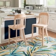 thumbnail image 2 of Linon Conway 24" High Back Counter Stools, Set of 2, Unfinished, 2 of 10