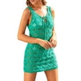 thumbnail image 1 of Maillot de Bain Femme Smock Été 2025 Crochet Creux Tricoté Robe de Plage, 1 of 6