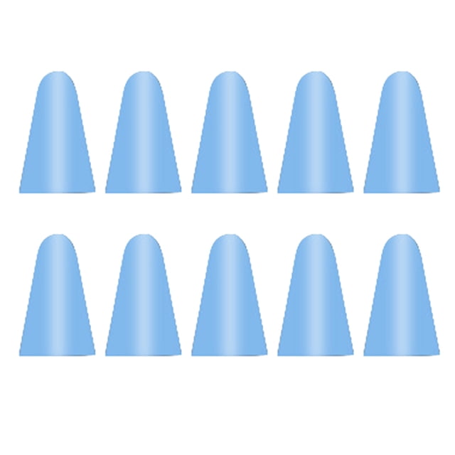 Bearachild 10 piezas de tapas de plumín profesional de silicona para pantalla táctil, funda para punta de bolígrafo, alta sensibilidad, gran Electrónica Cielo azul