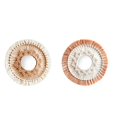 thumbnail image 1 of Espejo colgante de pared bohemio de 2 uds espejo decorativo hecho para decoración artística de apartamento Colco Tapiz de Macramé Espejo, 1 of 8