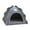 Gray, variant on Pet Tent Cats Dogs Bed for Indoor Cats Dogs Bed Cats Dogs Cave Bed Warm Enclosed Covered Cats Tent Outdoor Cave Bed House for Cats Puppy Or Small Pet