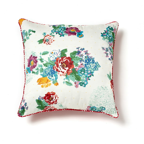 Pioneer Woman, Country Garden Print Pillow, 20x20 - Walmart.com ...