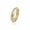 Gold, variant on PULABO Mens Comfort Fit Wedding Ring Titanium CZ Statement Band Jewelry Gift for Dad With White Gift Box Packaging