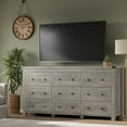 thumbnail image 4 of 9-Drawer Dresser for Bedroom, Modern Wide Chest of Drawers, Wooden Storage Organizer for Closet, Living Room, Entryway, Home Office, Dresser with Ample Storage, 4 of 7