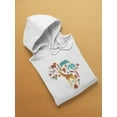 thumbnail image 2 of African Map Colorful Doodles Hoodie Women -Image by Shutterstock, Female XX-Large, 2 of 4