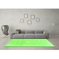 thumbnail image 3 of Ahgly Company Indoor Rectangle Abstract Green Modern Area Rugs, 6' x 9', 3 of 4