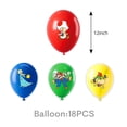 thumbnail image 6 of Mario Galaxy Birthday Party Decorations, 96P Mario Galaxy Party Decoration Set - Birthday banners, backdrops, tablecloths, plates, balloons, cake decorations, other cartoon birthday party supplies, 6 of 6