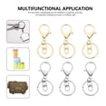 thumbnail image 3 of CRILSTYLEO 6Ud Colgante Para Llaves Y Bolsa Llaveros De Aleación De Zinc Decorativos Prácticos, 3 of 8