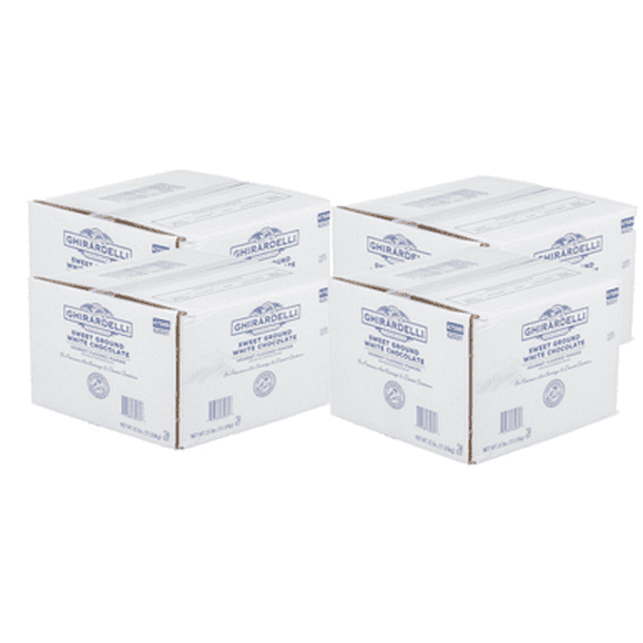 Ghirardelli Poudre Aromatisée Chocolat Blanc Sucré 25 lb. 4 Paquets