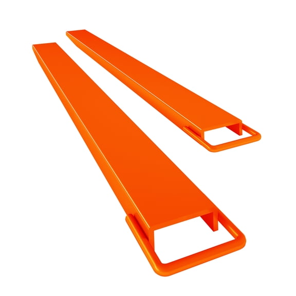 Forklift Extensions, 84 in Fork Extensions 4.5 in Width, Heavy Duty Steel Pallet Fork Extensions for Forklift Lift Truck Forklift Loaders