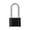 Long black, variant on TIERPOP Zines Alloy Combination Lock Solid Body with Stylish Steel Shackles Portable Accessory for Multipurpose Security