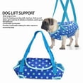 thumbnail image 4 of Dog Backpack Carrier Pet Dog Lift Harness Breathable Pet Backpack Changeable Dog Lift Recovery For Old  Joint Injuries Arthritis Paralysis Dogs Pet Backpack Carrier Carrier, 4 of 8