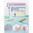 thumbnail image 5 of JARLINK 24pcs Mesh Zipper Pouch 12 Colors, 8 Sizes Waterproof Zipper Bags for Board Games Storage, Organization Pouches for School Supplies, Office Appliances, Cosmetics, and Travel Accessories, 5 of 10