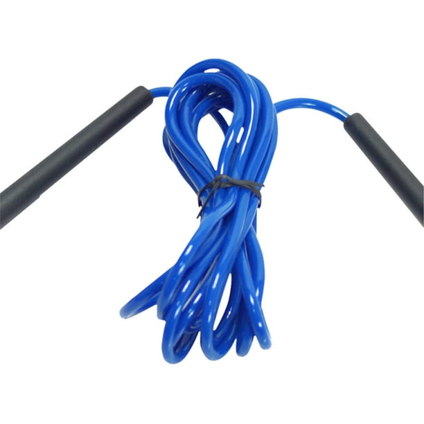 Mlpeerw Rope Skipping For Women Men Adjustable Pvc Skipping Rope Jump Rope Black Blue Red Walmart Com Walmart Com