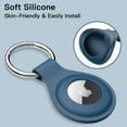 thumbnail image 4 of JETech Silicone Case for AirTag 2nd/1st Generation (2026/2021) with Keychain, Protective Air Tag Holder, 2-Pack (Navy), 4 of 6