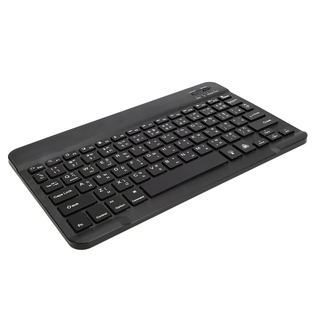 Keyboard, RGB Backlight Portable 10in Fast Typing Non-slip Keyboard Panel Computer Keyboard For Tablets For Smartphones For Laptops Black