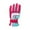 Hot Pink, variant on Snowflake Print Lock Temperature Fleece Lined Windproof Gloves for 9-15 Years Water Resistant Thermal Adjustable Cuff for Skiing Biking Outdoor Play