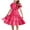Hot Pink, variant on Vmvidoty Toddler Girl Dress with Puff Sleeve Baby Tutu Sundress Casual Outfit Cute Dress for Girls Pink 170