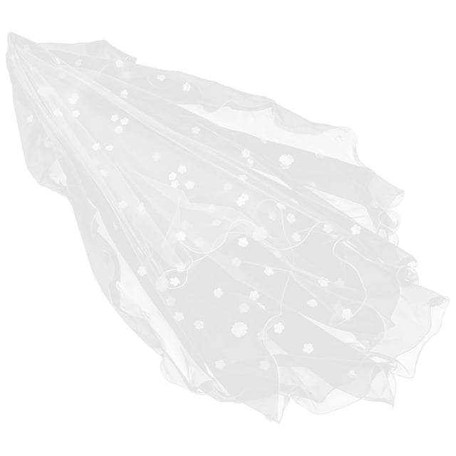 unbranded Velo Floral Transparente Para Novia Accesorio De Para Ocasiones Especiales