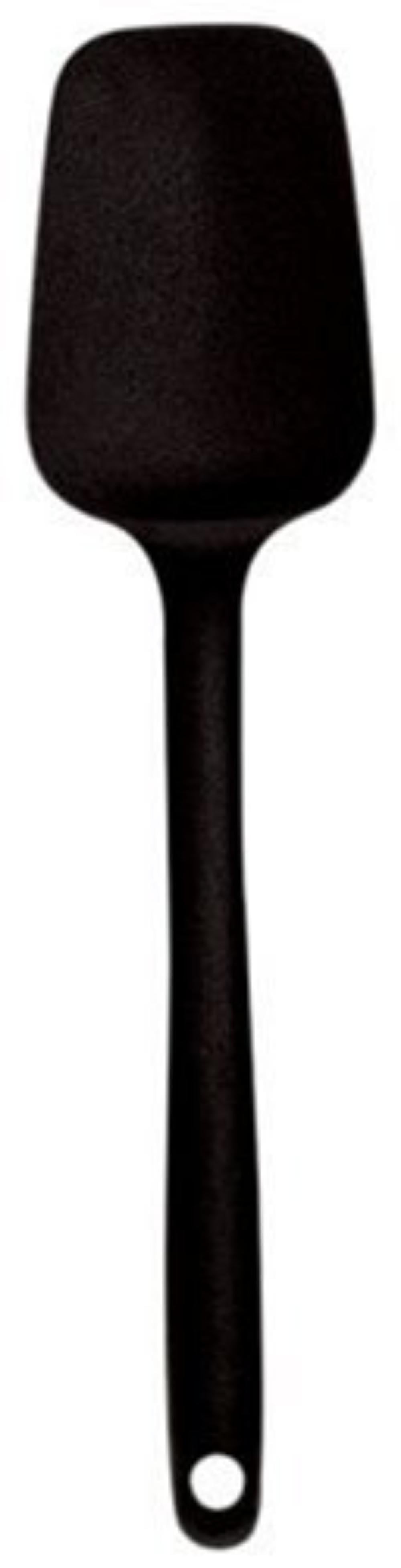 black rubber spatula