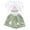Green, variant on XIYNBAOK Toddler Clothing Set Toddler Dance Outfits 2t Girl Outfits T Shirt and Shorts for Girls 10-12 18month Girl Clothes Girls 18 Month Clothes, Green 1-2 Years