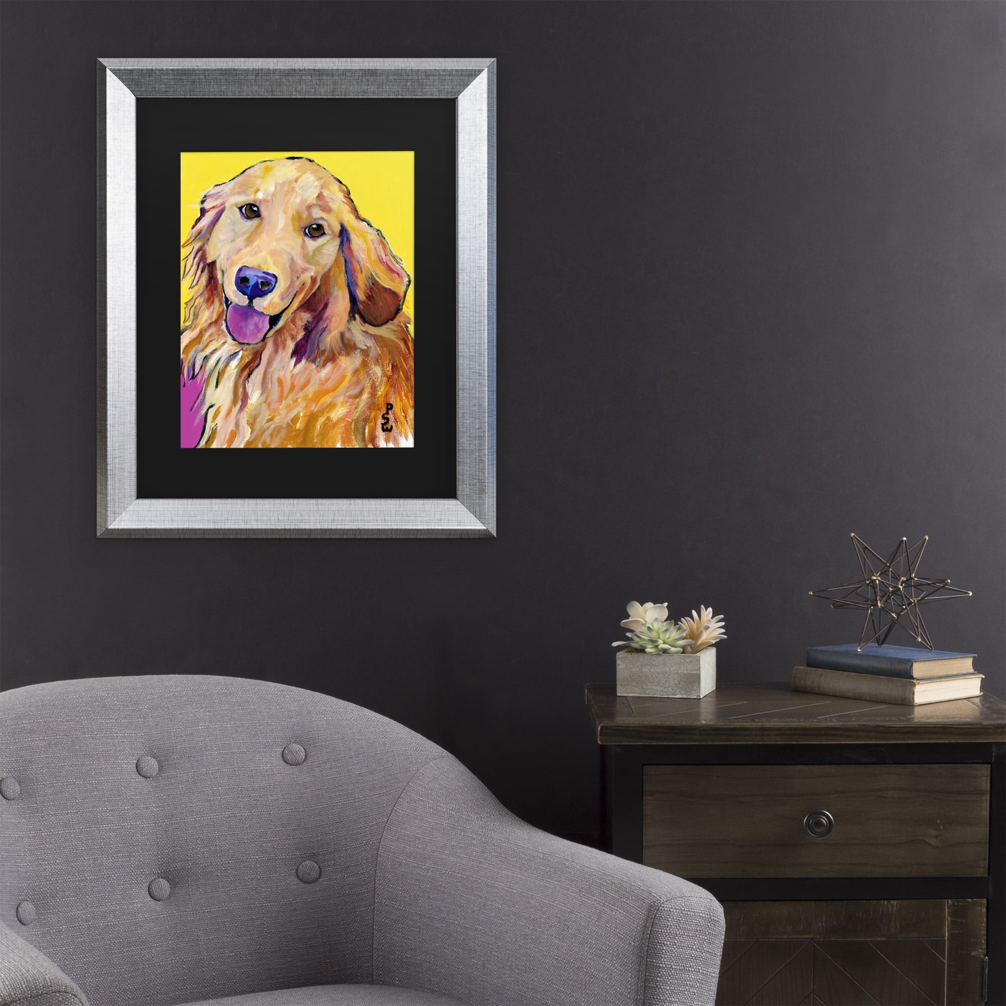 Trademark Fine Art 'Molly' Canvas Art by Pat Saunders-White