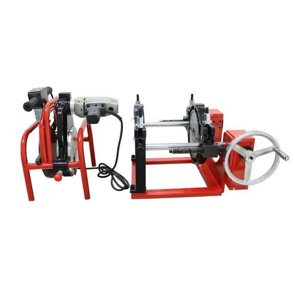 Screw Style 2 Clamps Pipe Fusion Welder Butt Fusion Welding Machine Hand-operated Pipe Hot Melt Machine