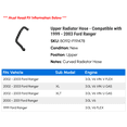 thumbnail image 2 of Upper Radiator Hose - Compatible with 1999 - 2003 Ford Ranger 2000 2001 2002, 2 of 2