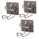 thumbnail image 4 of Gancho de lavabo de acero inoxidable, soporte adhesivo montado en la pared, estante de almacenamiento para el hogar, cocina y baño, 3 uds., 4 of 10