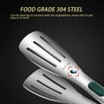 thumbnail image 4 of Pompotops 304 Stainless Steel Food Tongs Kitchen Withstand-hot Steak Tongs , Food Tongs Commercial Barbecue Meat Bread Cake Tongs, Kitchen Gadgets, 4 of 4